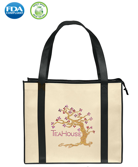 Wholesale Dunes Non-Woven Natural Tote Bag - 39LPNAS1612