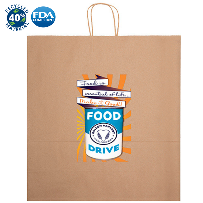 Wholesale Eco Shopper-Duke Paper Bag - CVECO1818