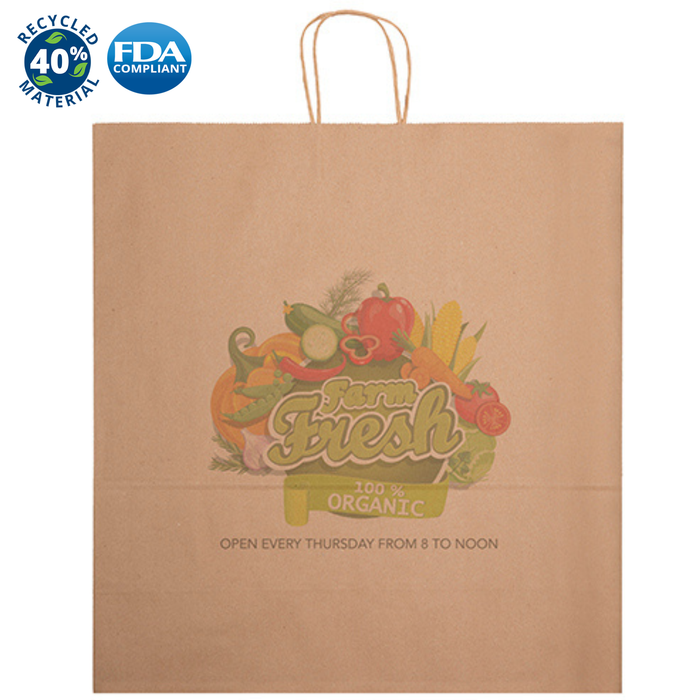 Wholesale Eco Shopper-Duke Paper Bag - CVECO1818