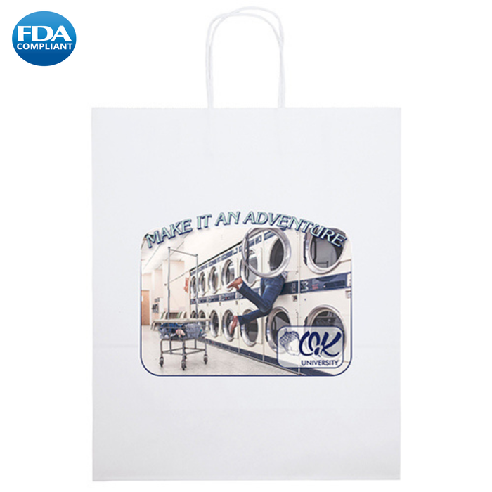 Wholesale Citation-White Paper Bag - 11WHP1315