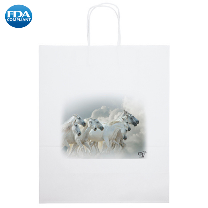 Wholesale Citation-White Paper Bag - 11WHP1315