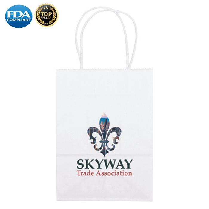 Wholesale Pup-White Paper Bag - CVWHP58
