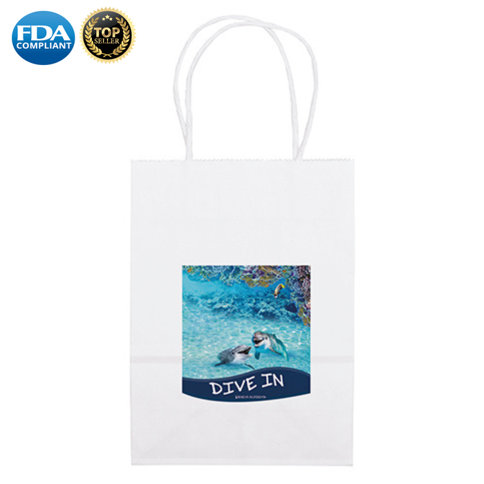 Wholesale Pup-White Paper Bag - CVWHP58