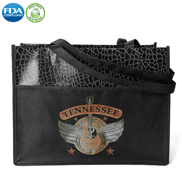Wholesale Couture Laminated Tote Bag - 39LPBKS1612