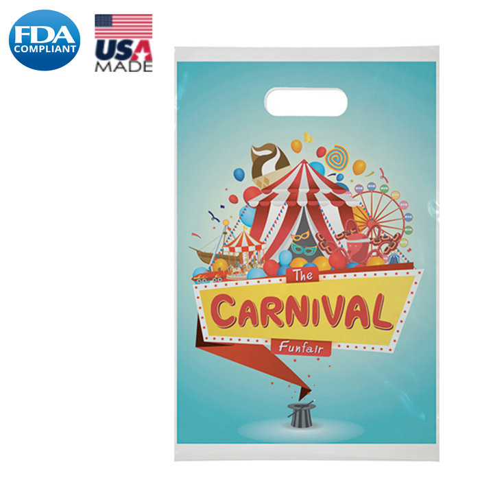 Wholesale 10 x 15 Digital Full-Color Die Cut Plastic Bag - FC1015