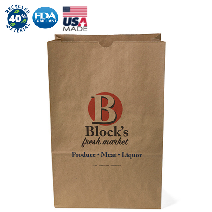 Wholesale 1/6 BBL Paper Bag - 13P16BBL