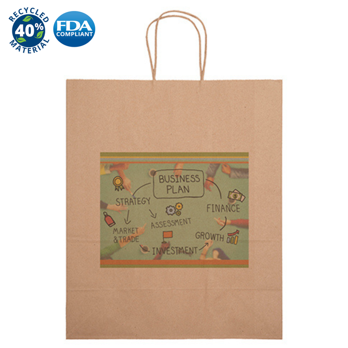 Wholesale Eco Shopper-Citation Paper Bag - 11ECO1315
