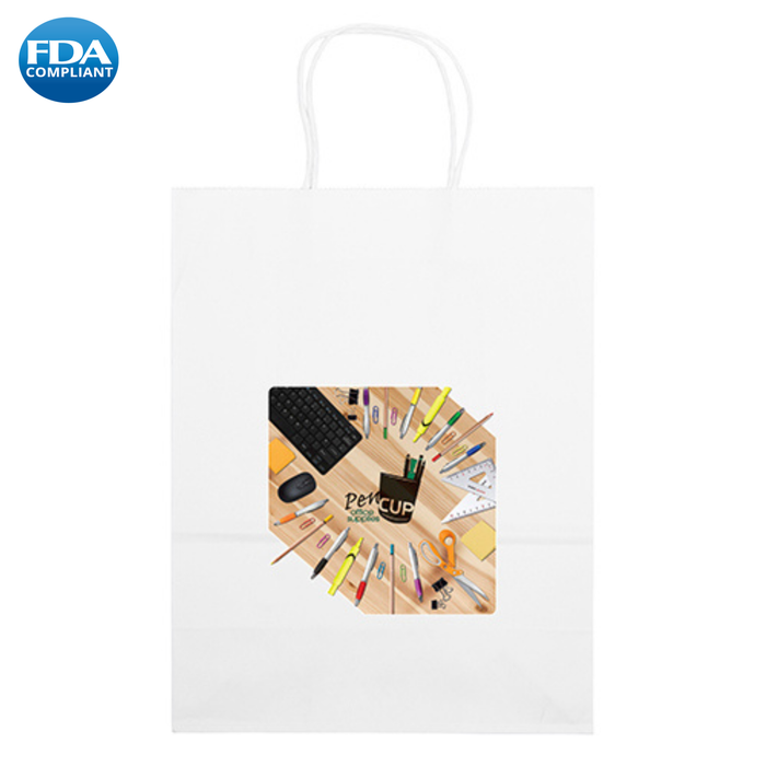 Wholesale Jenny-White Paper Bag - 11WHP814H