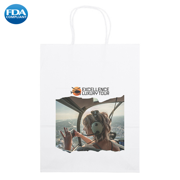 Wholesale Jenny-White Paper Bag - 11WHP814H
