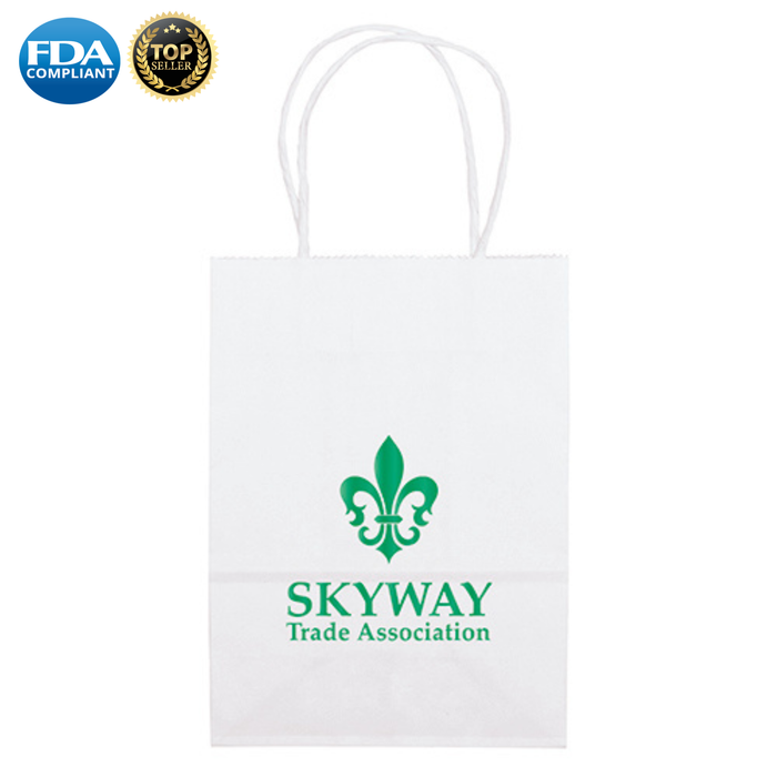 Wholesale Pup-White Paper Bag - CVWHP58