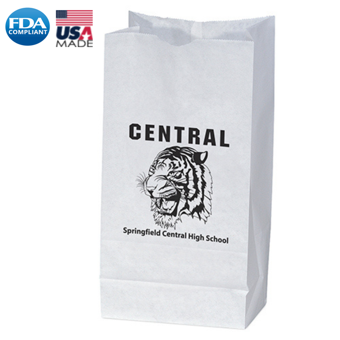 Wholesale Peanut White Paper Bag - CVWHP1
