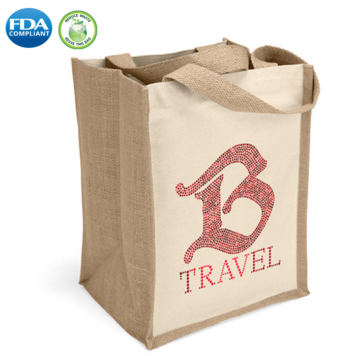 Wholesale Mimi Cotton/Jute Bag - 40MI1013