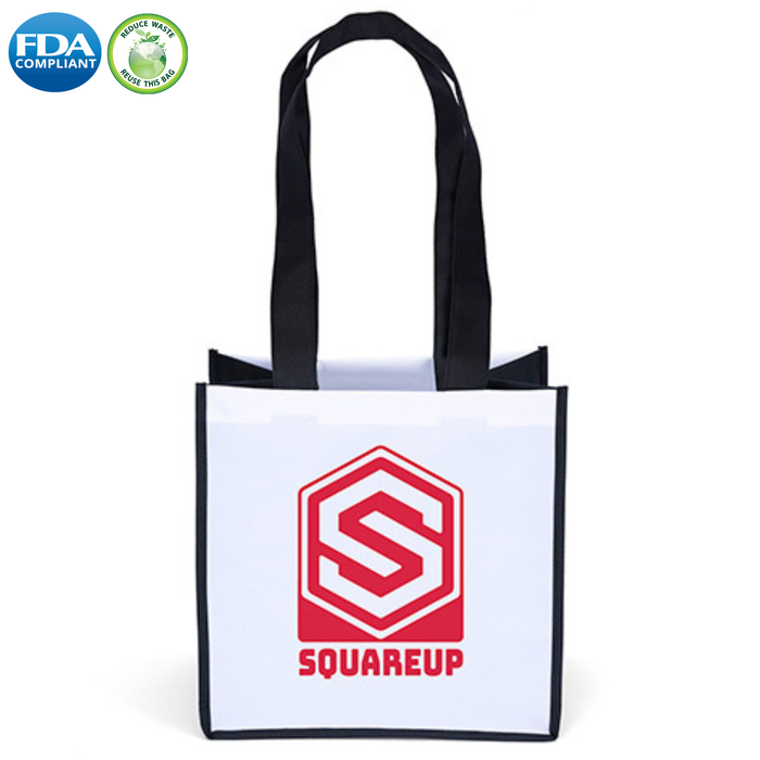 Wholesale carol  Black White long handle tote bag