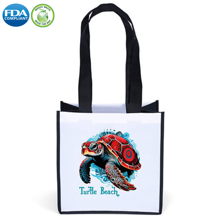 Wholesale carol  Black White long handle tote bag