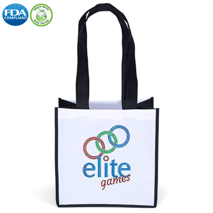 Wholesale carol  Black White long handle tote bag