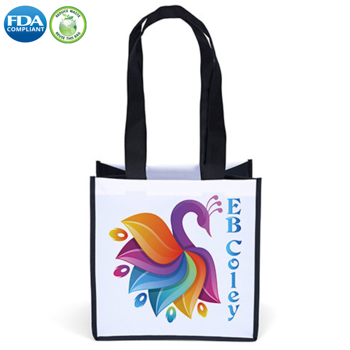 Wholesale carol  Black White long handle tote bag