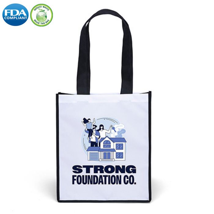 Wholesale Scott Black White long handle tote bag