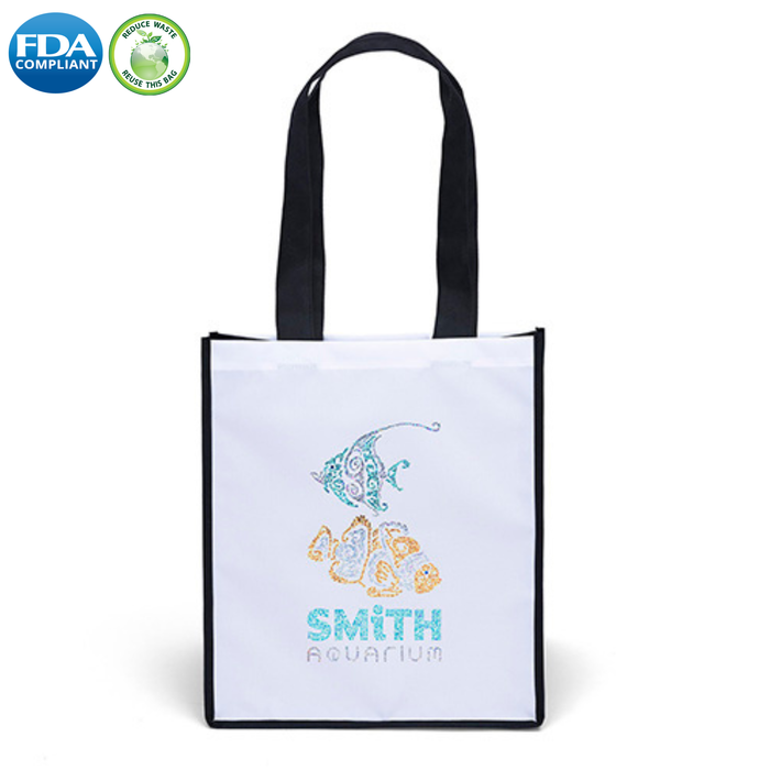 Wholesale Scott Black White long handle tote bag