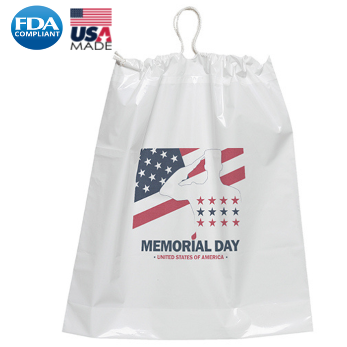 Wholesale Cotton Draw Bag-16 X 18 X 4 Plastic Bag - 21CD1618