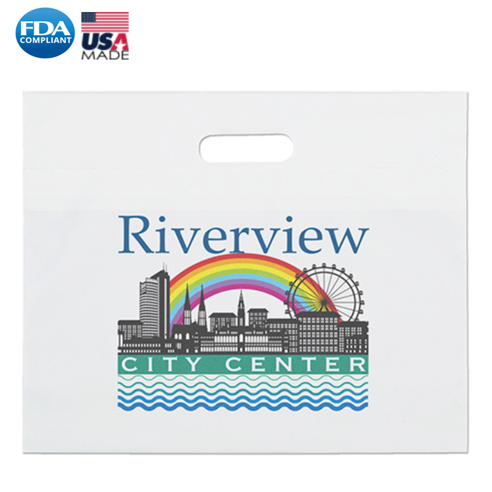 Wholesale Die Cut Handle Bag-16 X 13 Plastic Bag - 19WFS1613