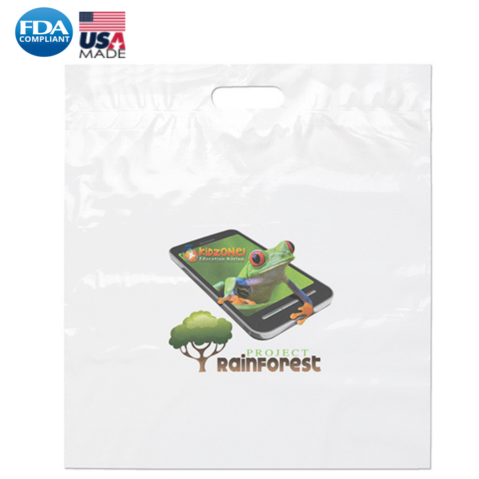 Wholesale Die Cut Handle Bag-18 X 20 X 4 Plastic Bag - 19WFS1820