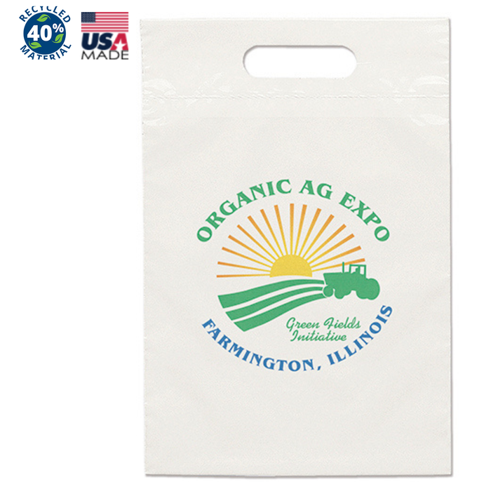 Wholesale Eco Die Cut 9 1/2W x 14H Plastic Bag - DYECO914