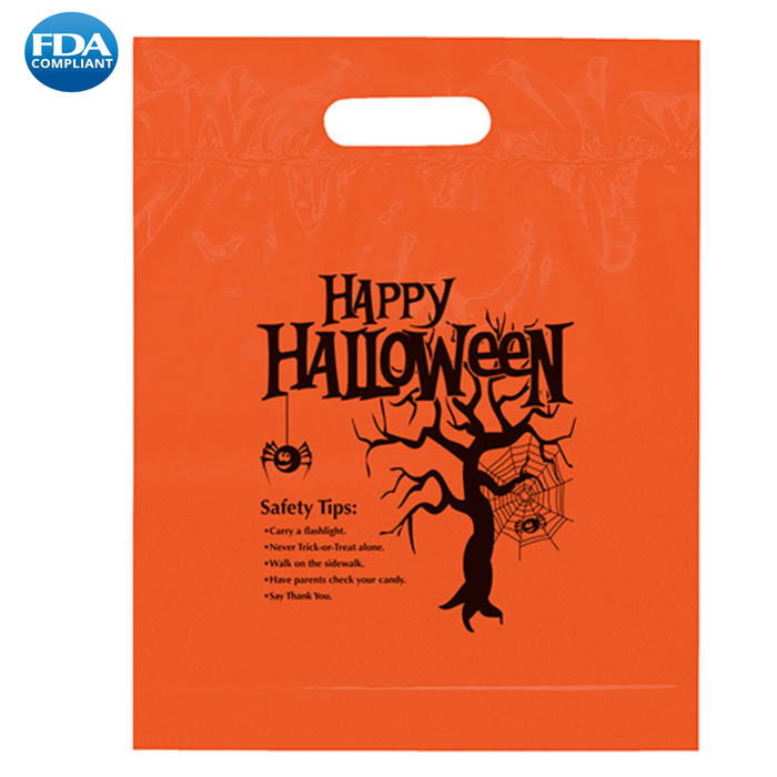 Wholesale Happy Halloween Die Cut Bag Plastic Bag - 31HHDC1215