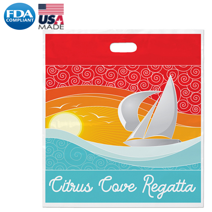Wholesale 18 x 20 Digital Full-Color Die Cut Plastic Bag - FC1820