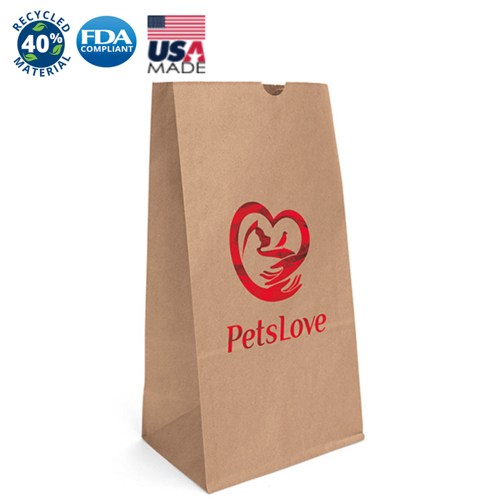 Wholesale 20# SOS Paper Bag - 13P20