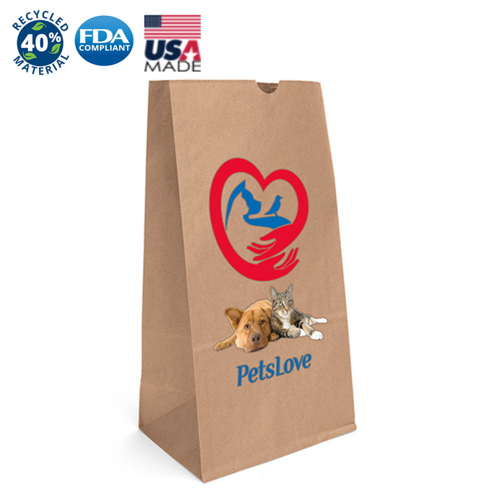 Wholesale 20# SOS Paper Bag - 13P20