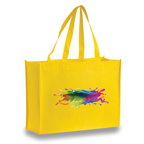 16-Inch Large Non-Woven Shopping Bag with Bottom Insert