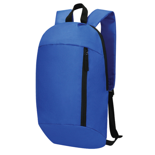 9.45" Polyester Backpack with Padded Straps & Front Pocket