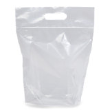 Wholesale Zip Closure Die Cut Handle Bag Plastic Bag - 9103