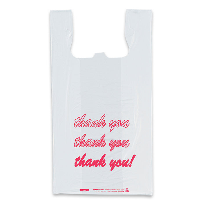 Wholesale Thank You T-Shirt Bag Plastic Bag - 9138