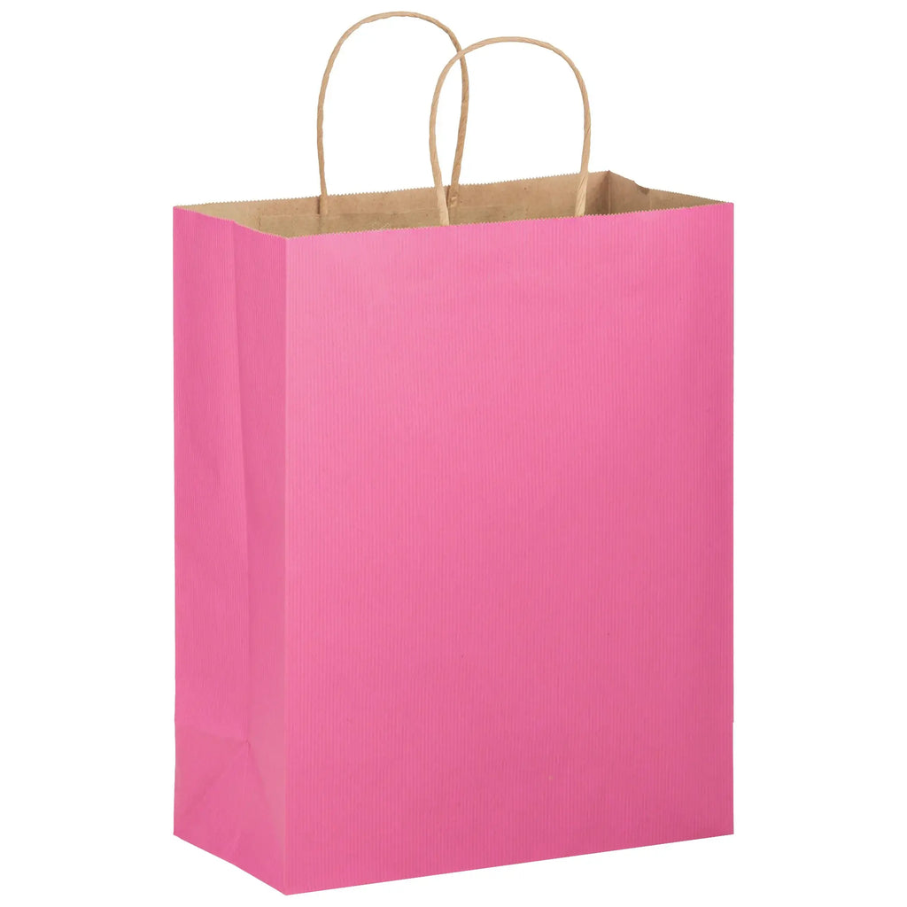 Wholesale MATTE COLOR TWISTED PAPER HANDLE SHOPPER - 4M10513BCA