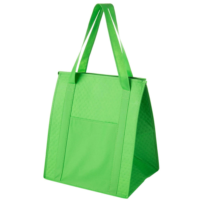 Wholesale INSULATED NON-WOVEN GROCERY TOTE BAG AND POLY BOARD INSERT - Y2KC1315