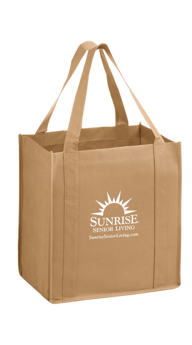 Wholesale HEAVY DUTY NON-WOVEN GROCERY TOTE BAG WITH POLY BOARD INSERT - Y2KG12813
