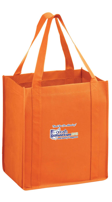 Wholesale HEAVY DUTY NON-WOVEN GROCERY TOTE BAG WITH POLY BOARD INSERT - Y2KG131015